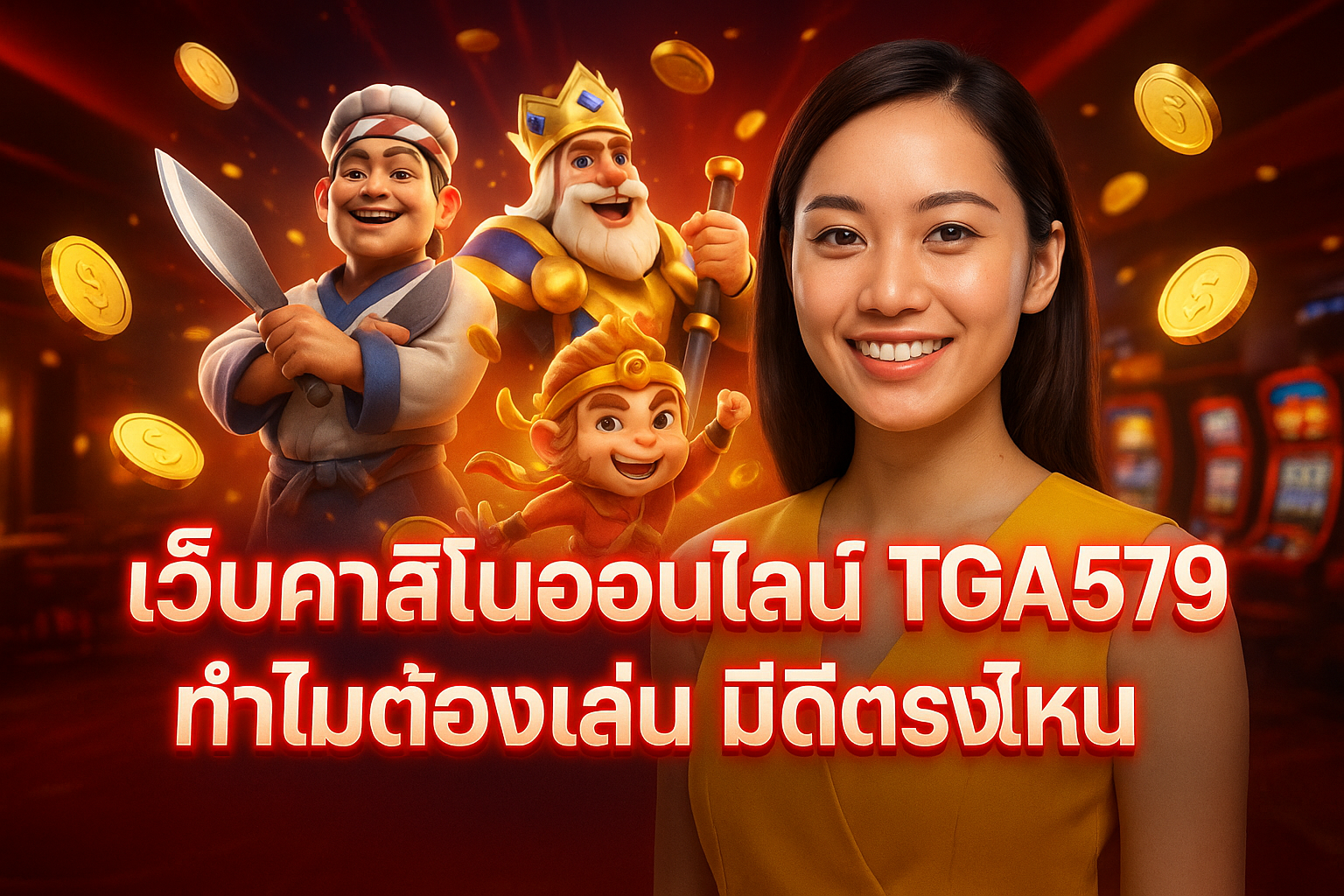 เว็บคาสิโนออนไลน์ TGA579 ทำไมต้องเล่น มีดีตรงไหน