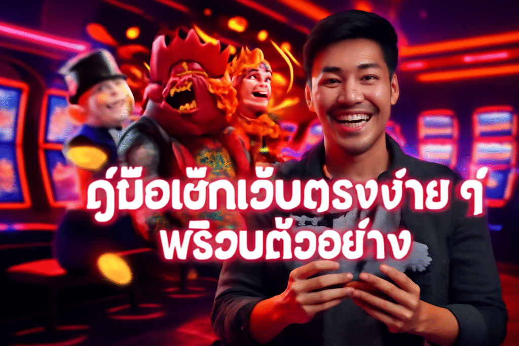 คู่มือเช็กเว็บตรงง่าย ๆ พร้อมตัวอย่าง